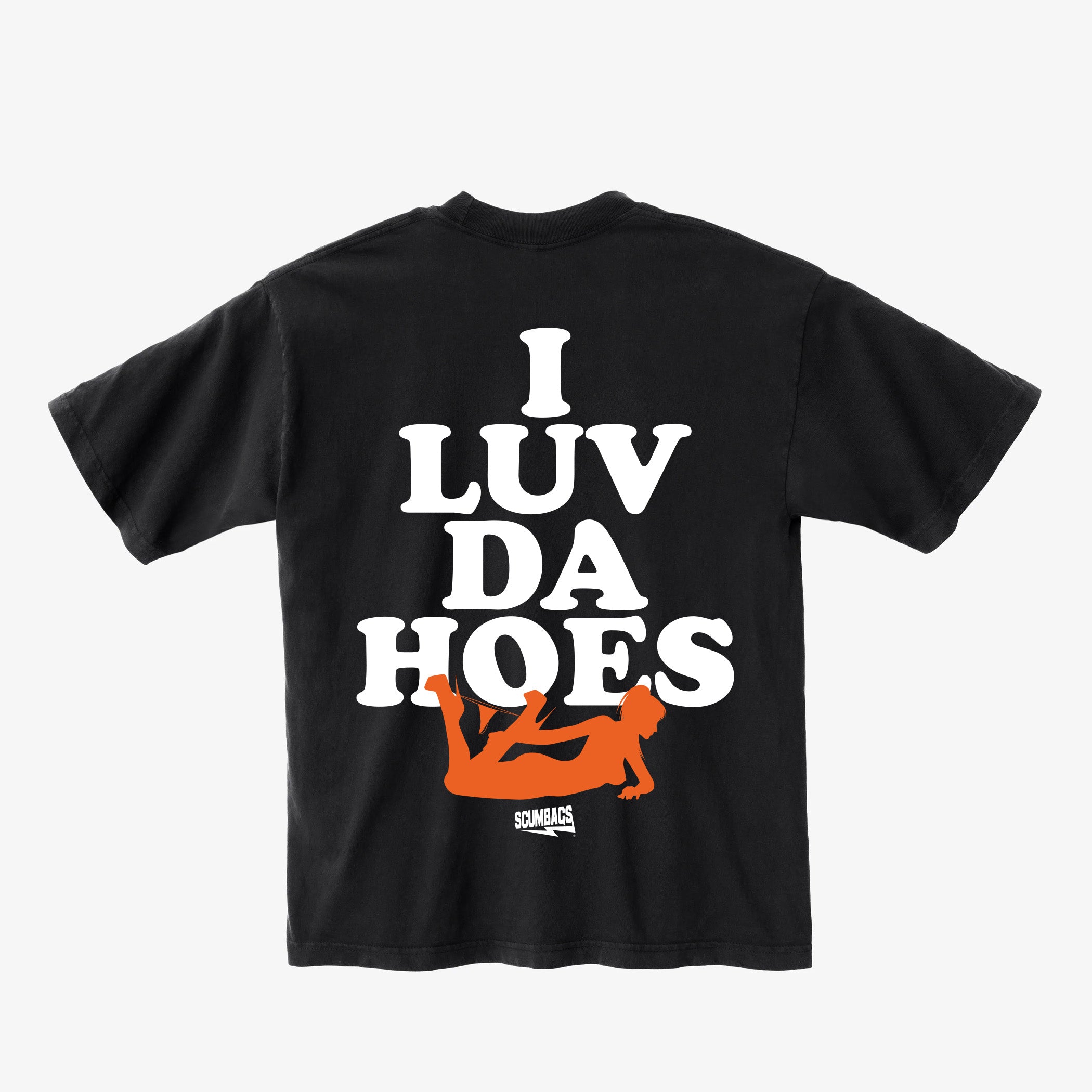 I Luv Da Hoes (Orange Print) - T-shirt