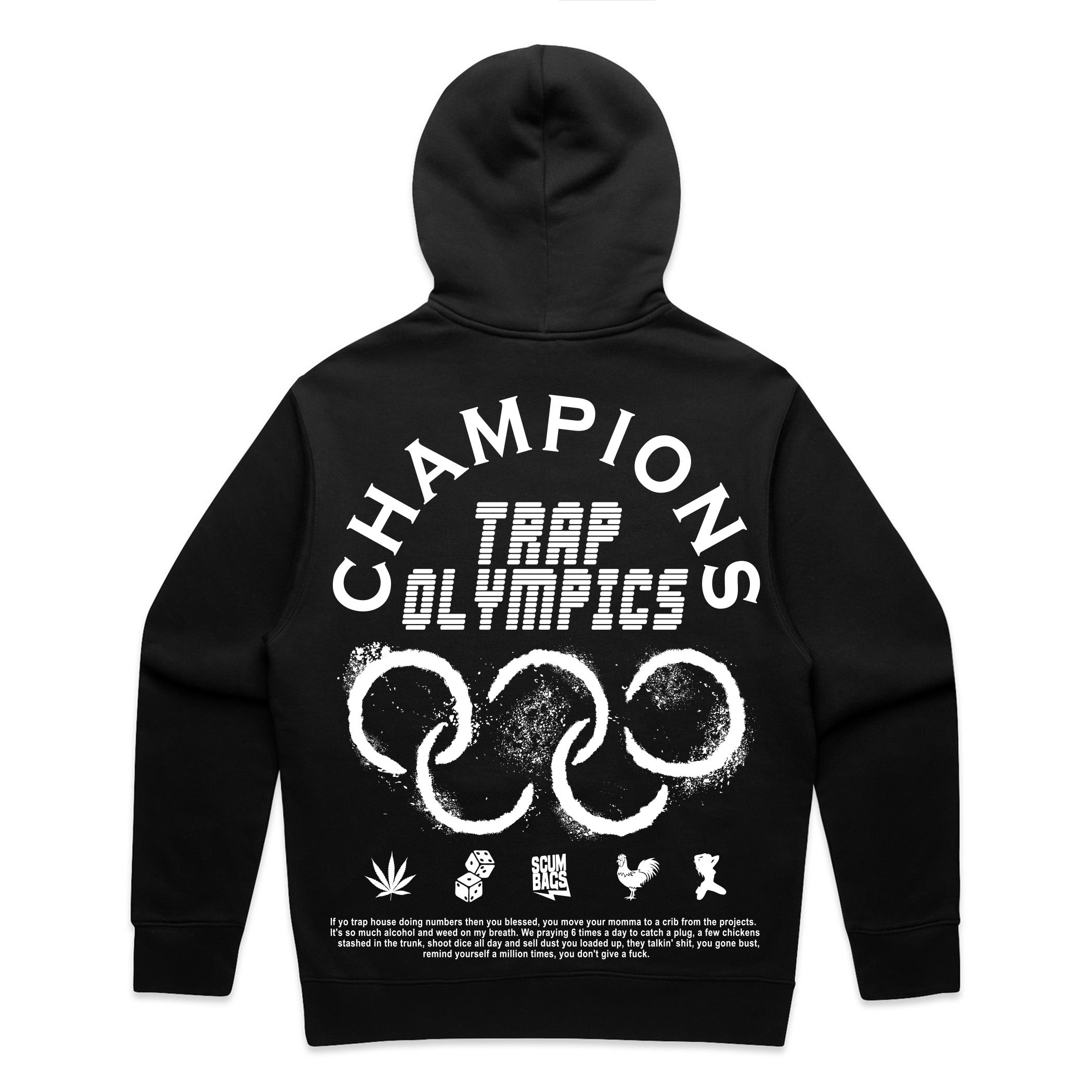 Trap Olympx - Zip Hoody