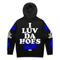 I Luv Da Hoes (Blue Print) - Pullover Hoody