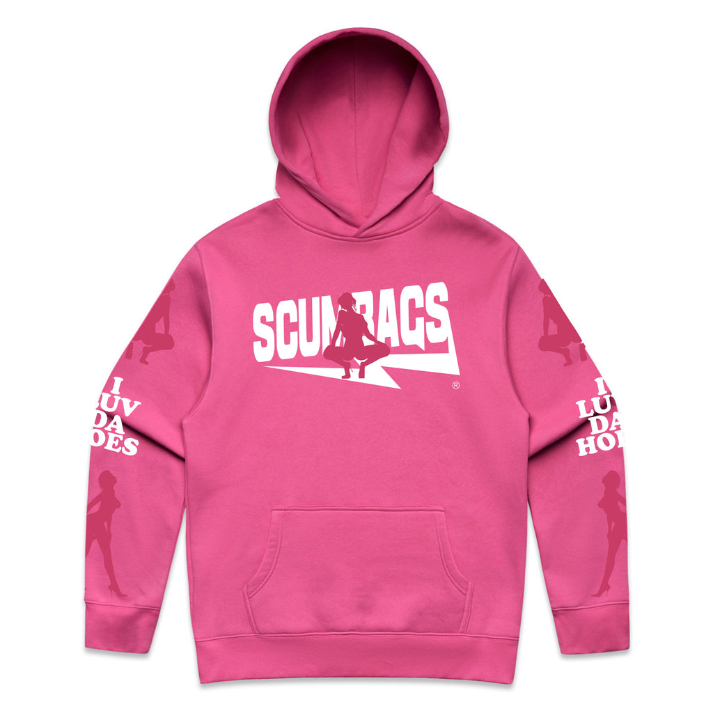I Luv Da Hoes (Pink Print) - Pullover Hoody